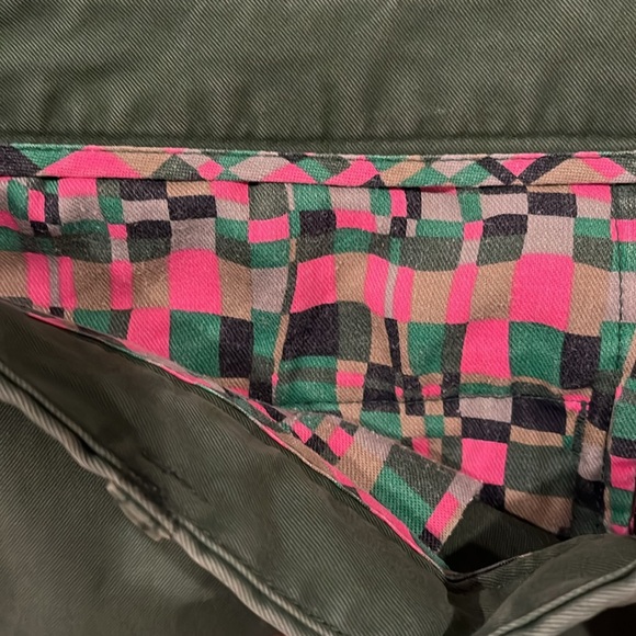 Bonobos Green Washed Chinos - Size 33/34 - Slim Straight Fit - Picture 2 of 7